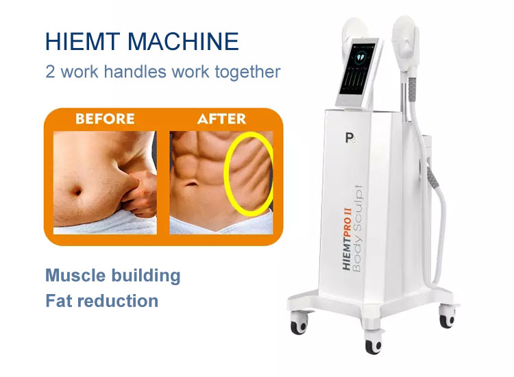 High intensity pulsed electromagnetic beauty center 2020 ems body sculpting system slim machine for muscle building