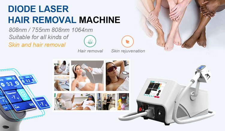 our company new product portable laser hair removal machine