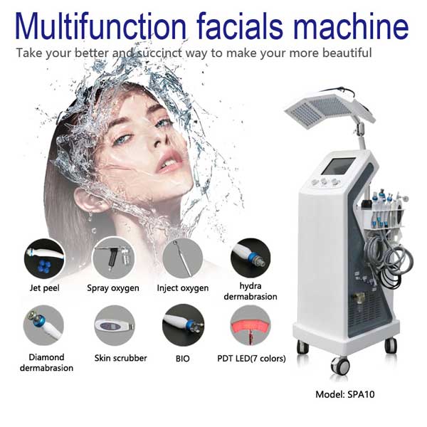 8 in 1oxygen jet peel beauty hydro dermabrasion hydra diamond facial microdermabrasion machine