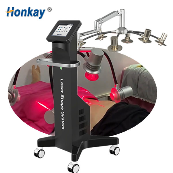 Best fat remove skin tigjtening body Contouring vertical cold laser shape non-invasive 6d laser shape slimming equipment