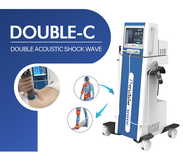 Pneumatic Electromagnetic Double Acoustic Shock Wave Therapy Machine