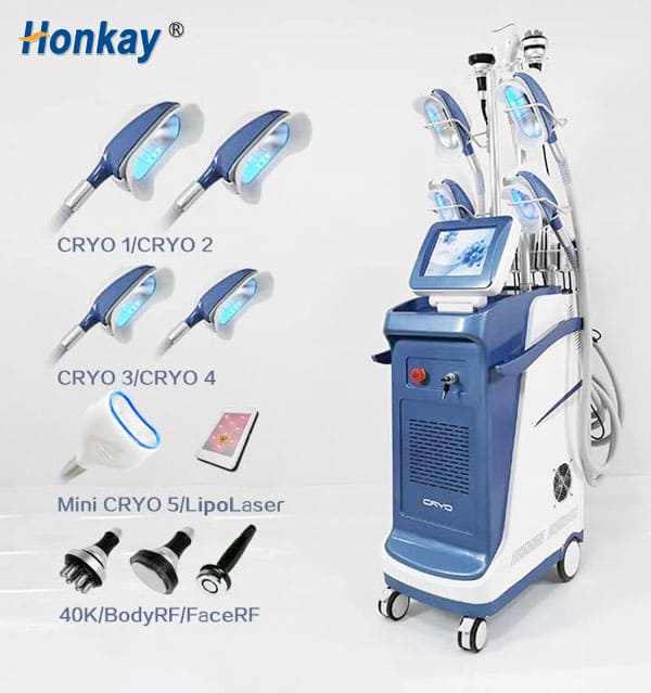 360 degree cooling 5 handles cryolipolysis double chin Machine Fat Freeze Cryolipolyse Equipment