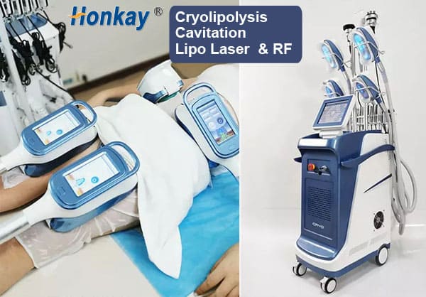 Multifunctional cooltech cryolipolysis Cavitation Rf Lipolaser Double Chin cryo lipo fat freeze Machine