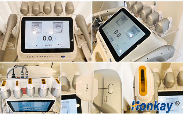 7 cartridges 7D hifu Face Lifting machine