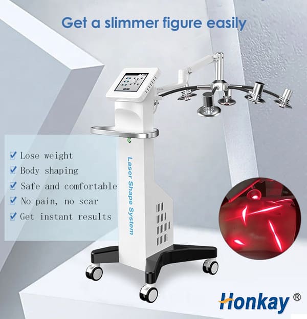 hot sell 635 nm Wavelength 6D Non Invasive Body Slimming Weight Loss Beauty Machine