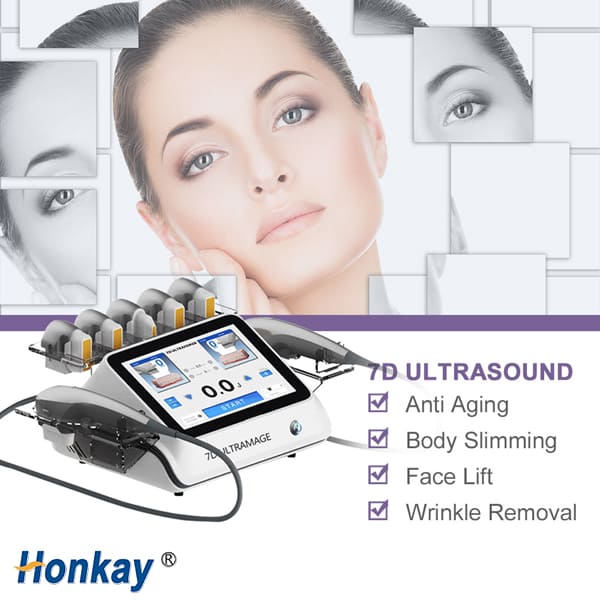 latest professional hifu ultrasound skin lifting ultrasound laser skin tightening device