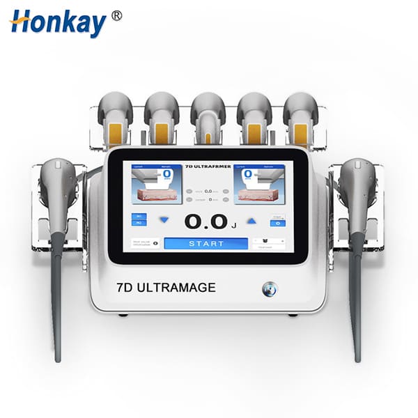 spa use 7D hifu machine for skin tightening