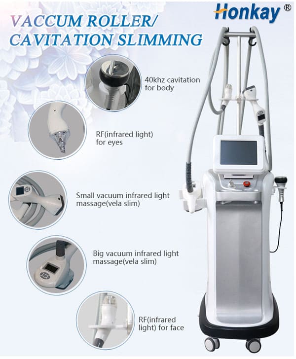 Beauty Salon use 5 In 1 Vela Slim Shape Ultrasonic Vacuum Cavitation Rf System Rf Machine