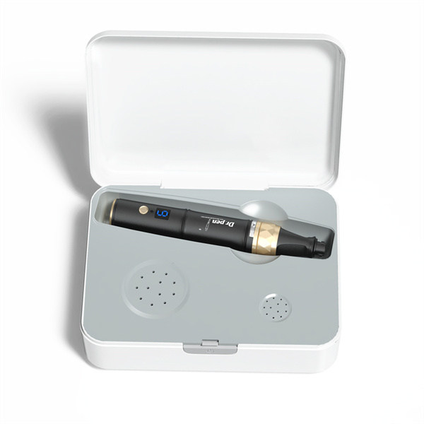 Dr pen A8S Black & Gold 2023 latest wireless Digital 6 levels with Anti-backflow cartridges