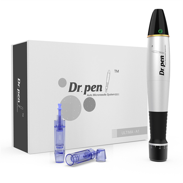 Electric Derma microneedle Dr Pen A1 Auto Anti-Aging Skin Care with 2pcs 12pins Needles Cartridge