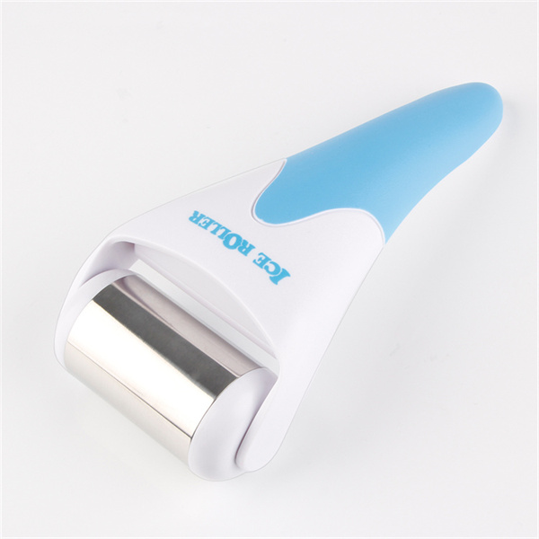 custom logo stainless steel ice roller cooling face massage roller facial lifting massager body roller