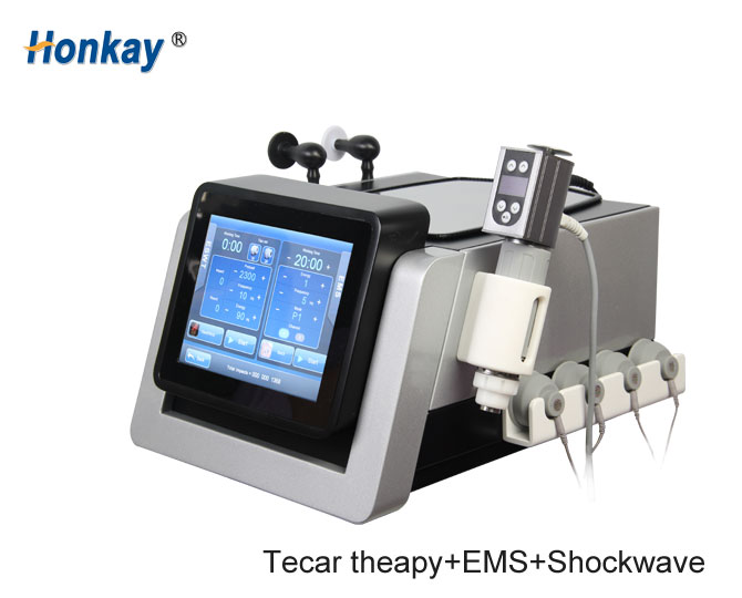 3 In 1 Shockwave EMS Tecar Therapy Machine For Sale